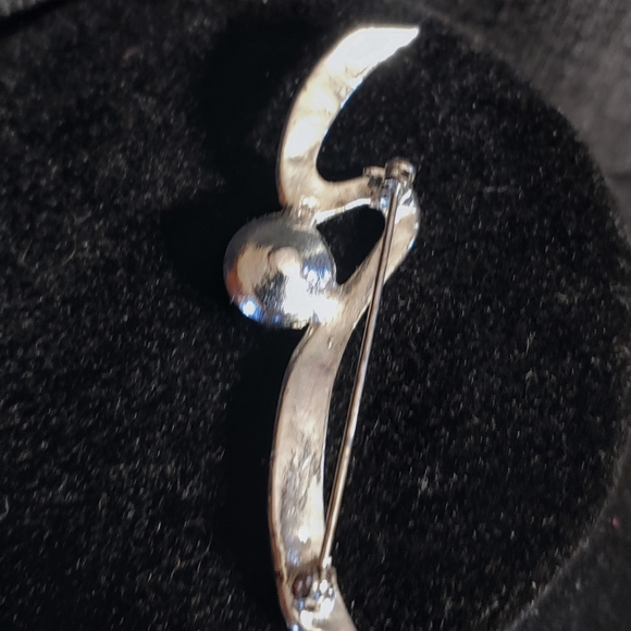 2 for $25! Crystal Accent Lapel Pin - Picture 3 of 4